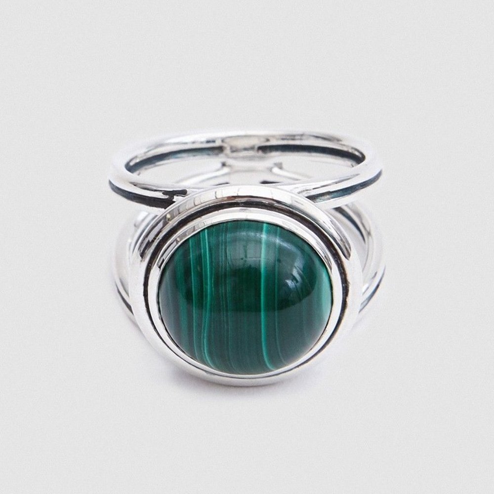 NEW Pamela Love "Phoebe" Malachite ring